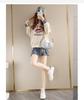 Spring Women's Breathable White Sneakers - Korean Style Versatile Thick-Soled Casual Skate Shoes