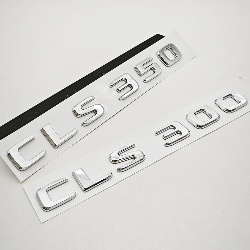 3D ABS Car Sticker Logo CLS260 CLS300 CLS400 Rear Trunk Letter Badge Emblem For Mercedes Benz CLS Series CLS350 CLS500 Accessoey