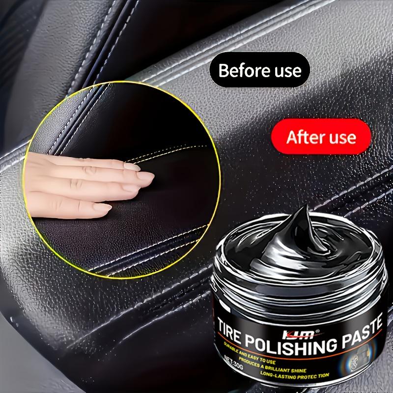Car plastic interior repair: Restore original luster,long-lasting effect, easily remove scratches, high-end vehicle care product