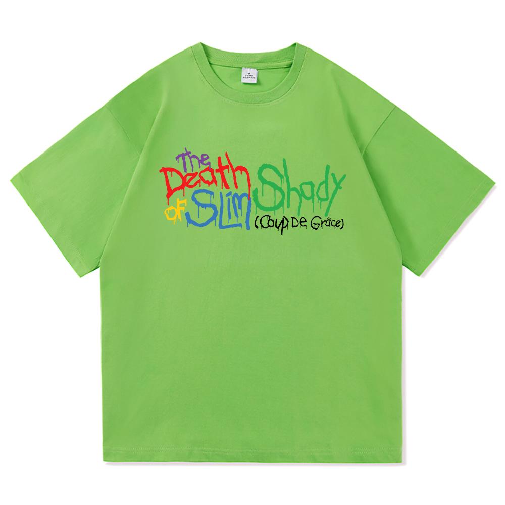 Eminem Smrt Slim Shadyho Renesance Pánské/Dámské Harajuku Hip Hopové Tričko Unisex Vysoce Kvalitní Bavlněná Trička Topy
