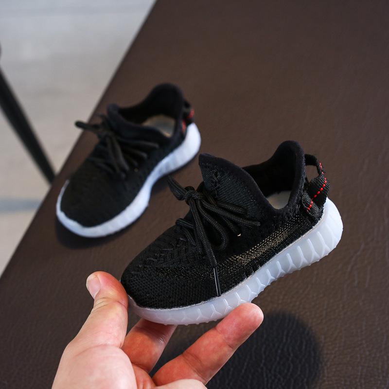 Spring and autumn new classmates Internet celebrities children's sports shoes breathable mesh shoes boys and girls baby soft-soled toddler shoes