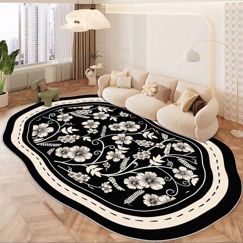 

Роскошные нерегулярные ковры для гостиной, украшения домашнего журнального столика, противоскользящие ковры большого размера, моющиеся мягкие напольные коврики для спальни 120 * 160CM