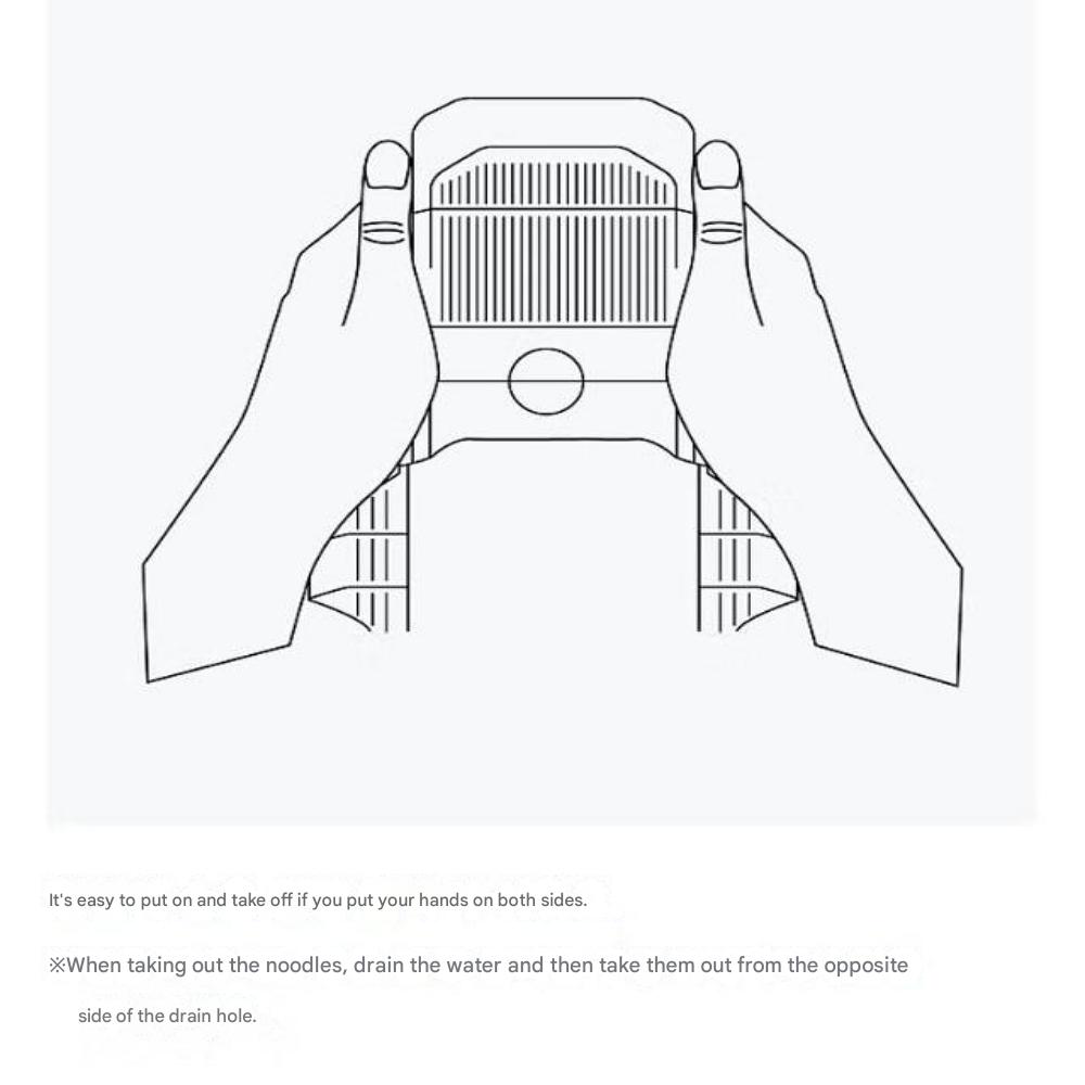 Japanese-made Microwave Pasta Boiling Maker