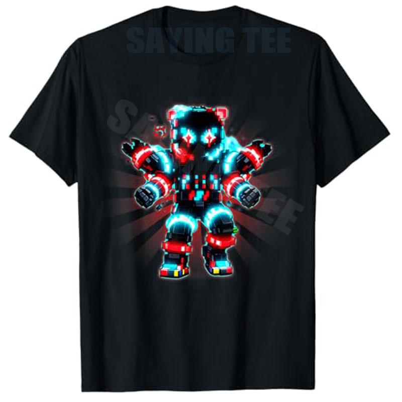 Funny Technetta Escape Tsunami Brainrot for Boys Fashion TShirt Y2k Graphic Outfit Novelty Gift Summer Fashion Short Sleeve Tee S