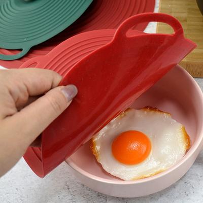 Universelle Silikon-Schüsselabdeckung Mehrzweck-Dichtdeckel für den täglichen Gebrauch Verhindert Verschütten Insekten Hält Lebensmittel Frisch Mikrowellengeeignet Zuhause