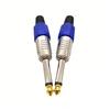 2/4/8PCS 6.35mm 1/4" TRS Stereo Plug 3-Pole Audio Connector Soldering Type Jack for Guitar Microphone Amplifier Mixer