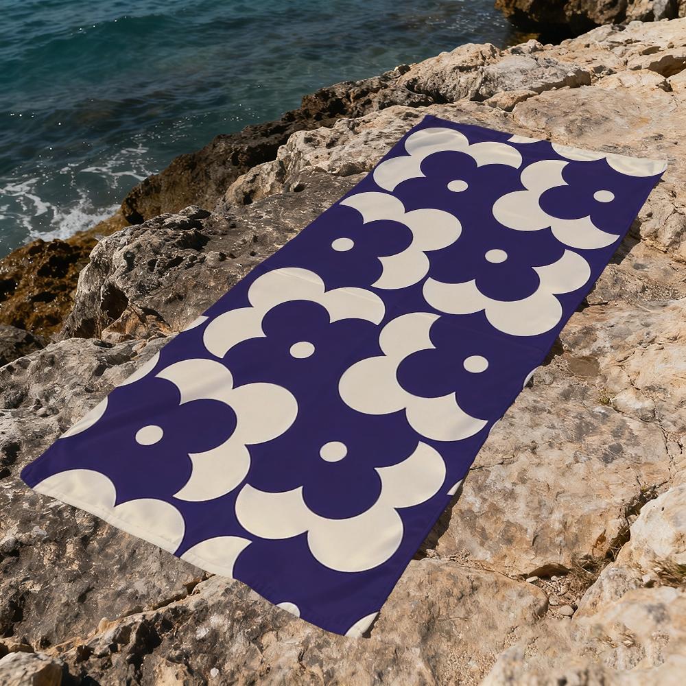 Flower cartoon Towel Beach Quick Dry Soft Pool Towels Gift for Travel Gym Shower Camping sports