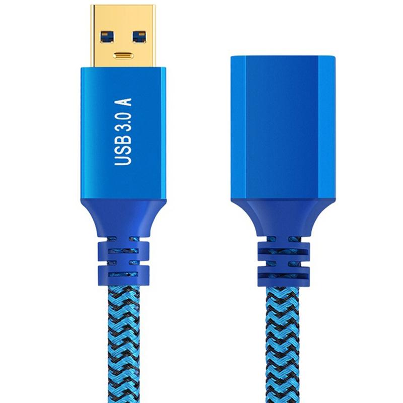 0.3m USB 3.0 Male To Female Extension Cable for Printer/Hard Disk Box/Set-Top Box