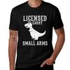 Licensed To Carry Small Arms T-Rex T-Shirt Man T Shirt Luxury T Shirt Personalised T-Shirt