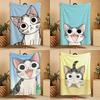 Cartoon C-ChisS Sweet HomeS Throw Soft Warm Throw Blanket for Bedroom Living Room Bed Travel Camping Picnic Gift
