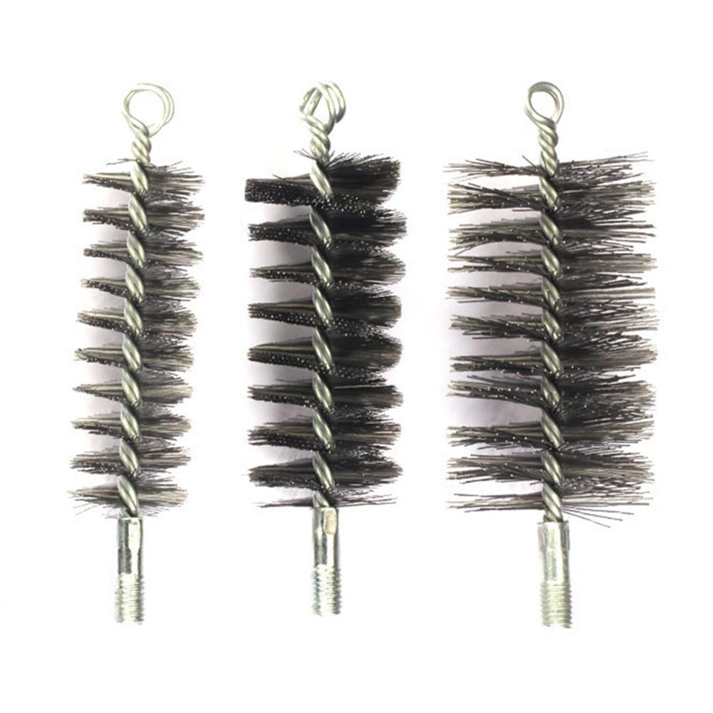 50/60/120mm Stainless Steel Wire Cleaning Brush Round Chimney Flue Cleaning Brush Steel Pipe Wire Brush Fireplace Accessories