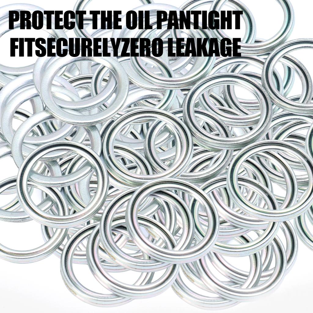 For Toyota Lexus Subaru 12157-10010 Auto Oil Pan Oil Drain Screw Seal Spacers Transmission Drain Plug Gaskets Cars Accessories