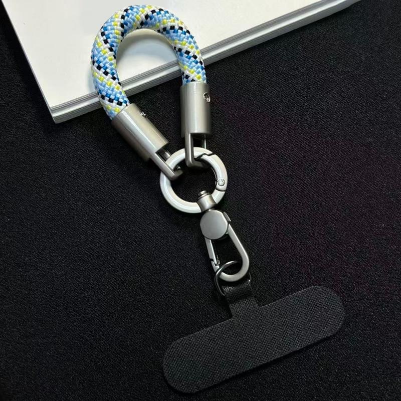 

Ring Buckle Mobile Phone Lanyard, Thumb Lanyard 360° Rotating Bidirectional Ring buckle Mini Finger Anti-loss Lanyard Pendant Other