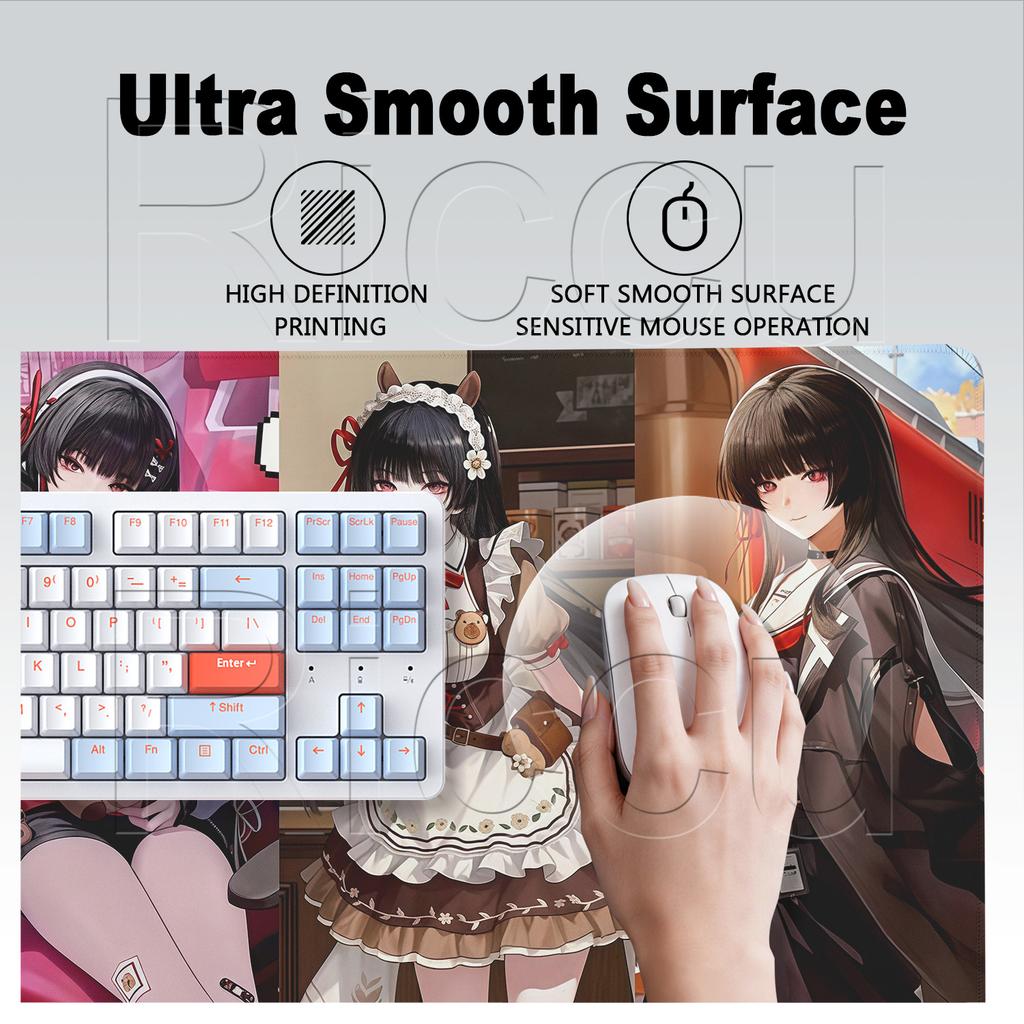 900x400mm Notebook Rubber Table Keyboard Carpet New Wallpaper Sexa Chisa Mouse Mats Large Gaming Wuthering Waves Anime Mouse Pad