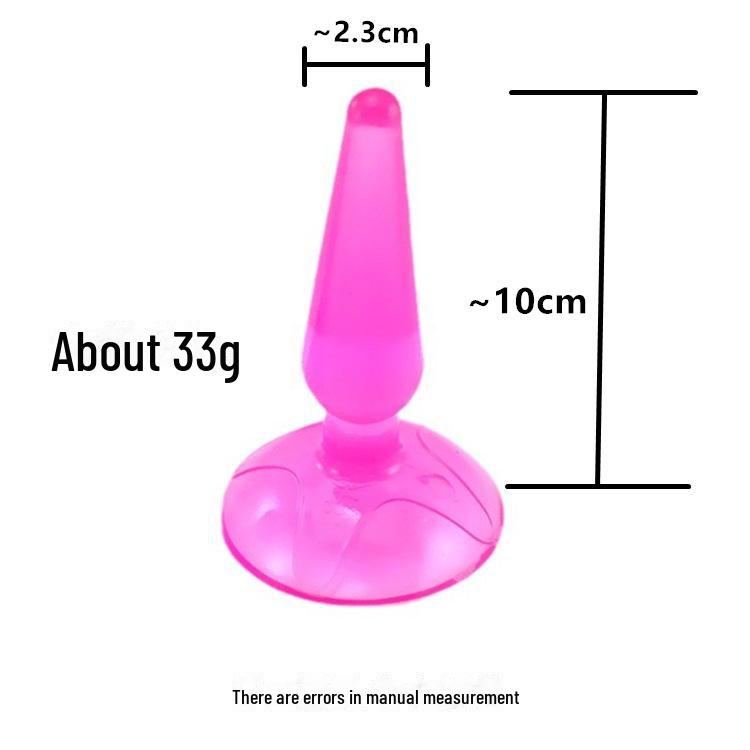 Silicone Soul Cone: Suction Cup Anal Plug Set (Large, Medium, Small) - Soft Rubber Adult Toys.
