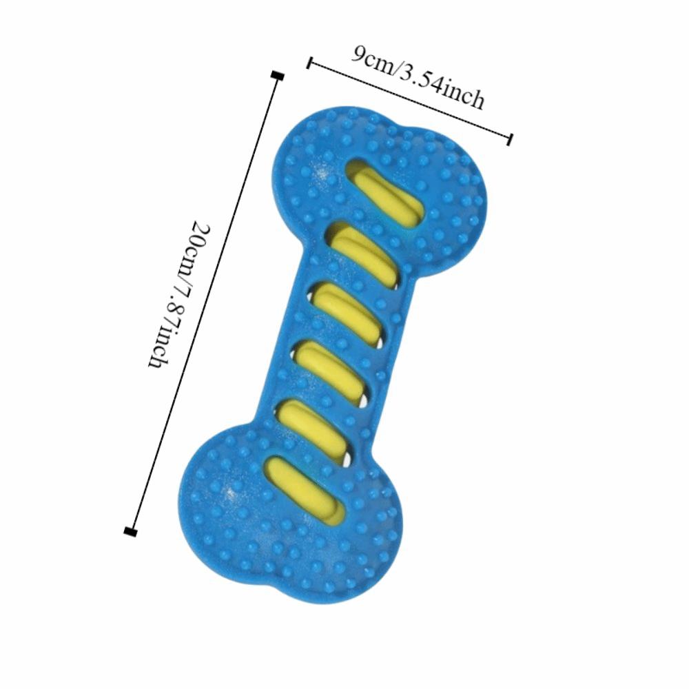 Bite-resistant Teeth Cleaning Toy Bone Shape Dog Molar Rod Dog Toothbrush Toy  Training