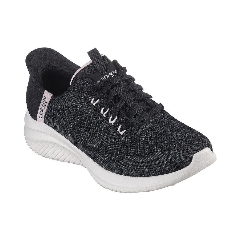 Skechers Ultra Flex 3.0 Cushioning Breathable Low Top Walking Shoes Women's Black 150178-BKPK
