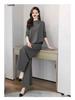 2026 Spring/Autumn Women's Slimming Wide-Leg Pants Skirt Suit - Age-Reducing, Tummy-Concealing, Stylish Two-Piece Set
