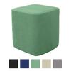 Jacquard Polyester Square Ottoman Covers Footstool Slipcover Replacement
