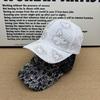 Popular hot diamond four-leaf clover baseball cap female lace breathable versatile student party sunshade show face small cap
