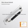 Barandilla de baño de acero inoxidable con empuñadura de silicona antideslizante