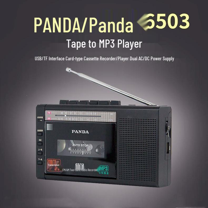 

Panda 6503 Retro Cassette to MP3 Converter with USB, Radio, and Recording Playback Other