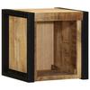 VidaXL Bedside Table 40x35x40 Cm Solid Raw Mango Wood, Bedside Cabinet, Bedroom Furniture, Table 4015957