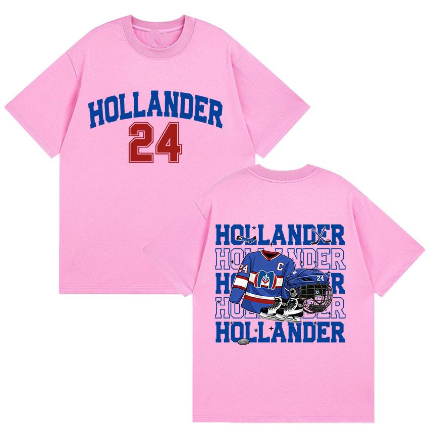 heated rivalry 100cotton mens shirt jersey Commemorative Tshirt Summer Shane Hollander 24 Short Sleeve Unisex Streetwear Shirt