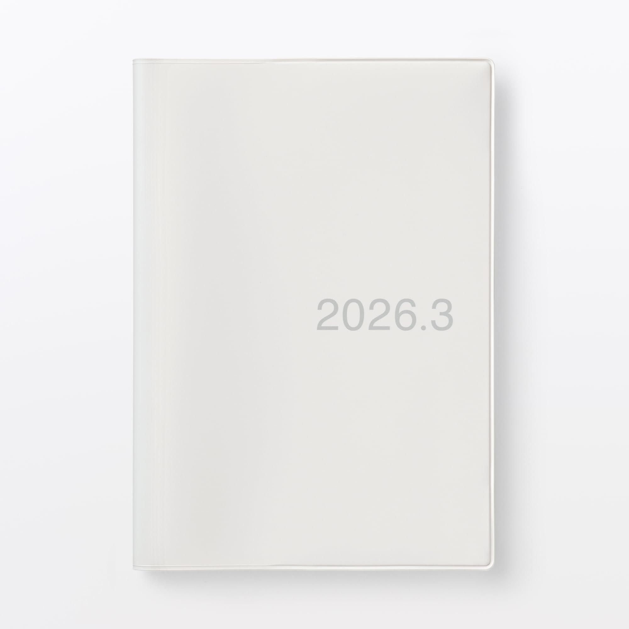 

MUJI Понедельник Март Белый 76418801 Ежемесячный/Еженедельный Планер, Старт, 2026, B6, Серый,