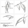 Shinjuku Ginnokura Double Wing Silhouette Necklace Silver 925 Pendant Wings Feather Thin White White (with Chain)