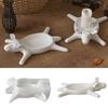 Easy Release Silicone Mold for Handmade Lying Cow Shaped Candlestick Candle Base Making Mould Tealight Holder Mold