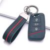 Key Fob Cover for Volkswagen Golf Tiguan Passat Octavia A7 MK7 MK2 B8 with Keychain Anti-Scratch Guard Shockproof Protection Soft Grip Texture