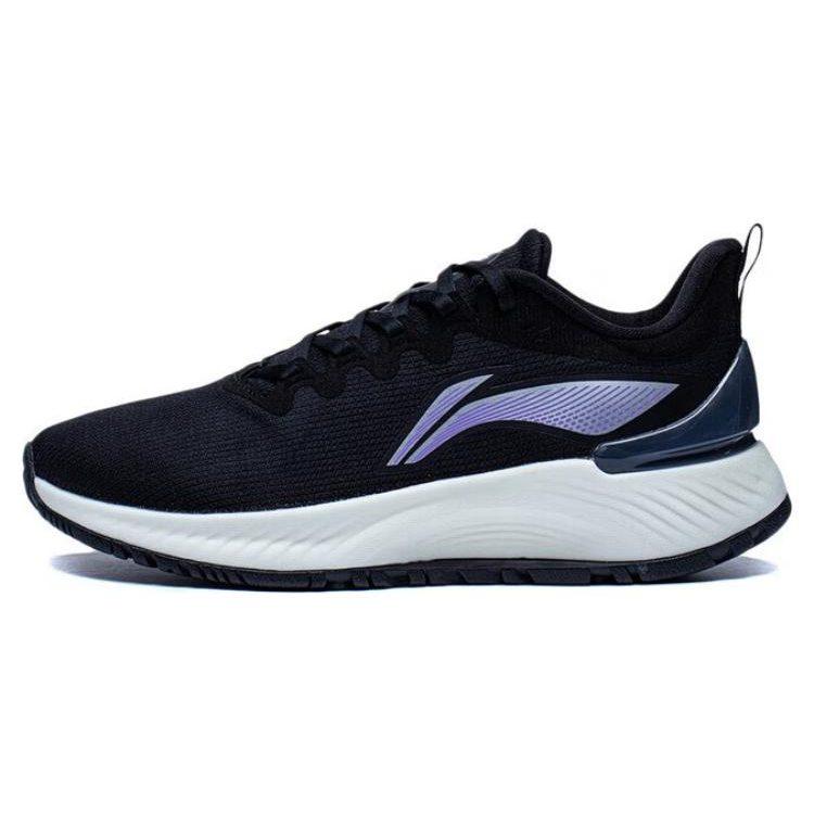 Li Ning YueYing Element Abrasion Resistant Breathable Abrasion Resistant Breathable Low top Running Shoes Women's Black ARHT006-1