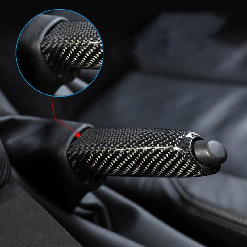 Classy Handbrake Cover Grip Replace Universal Handle Gear Racing for E90 E92 F30 Parking Handle Cover Exclusive