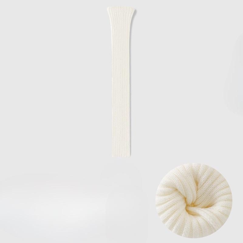 Spring and Autumn Women's Hot Girl Leg Covers, White Women's Calf Socks, Seasonal Knitted Socks, Trendy