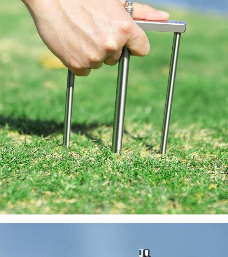 Universal 12mm Solid Stainless Steel Fishing Umbrella Ground Stake Accessory