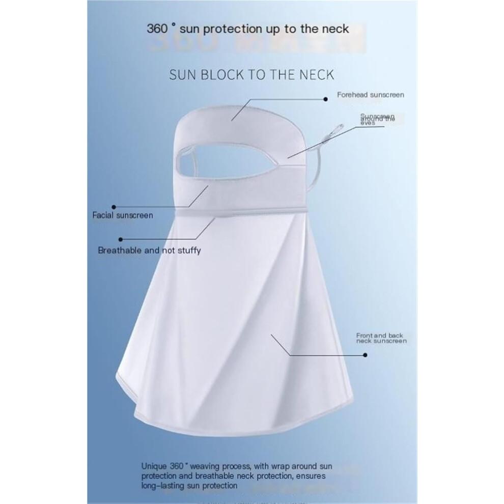 Seamless Ice Silk Mask for Women Long Ear-Hanging Face Covering Summer Breathable Lightweight Fashionable Design