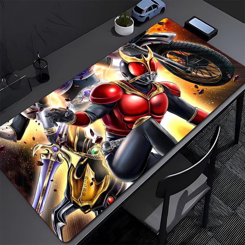 Mouse Pad Large Kamen Rider Kuuga Gamer Keyboard Mat Pads Gaming Desk Protector Laptops Mousepad Deskmat PC game Anime Mousepad