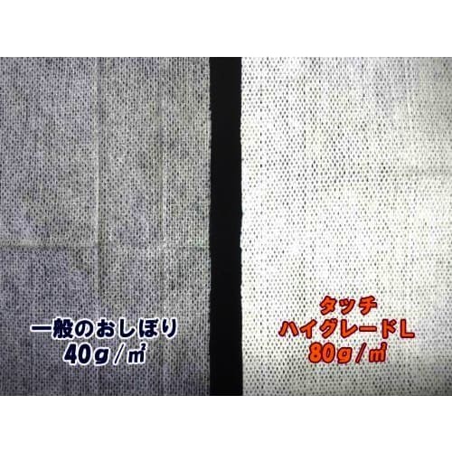 Daikoku Kogyo High-Grade Round L-Type Hand Towel Pattern, 100 Count, White, 250x320mm, Fresh Mate, 371221