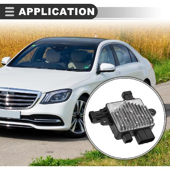 Motoforti Radiator Cooling Fan Control Module, Engine Cooling Fan Control Module, for Kia Sedona 2006-2014, Metal Plastic, No.25385-4D900, Silver