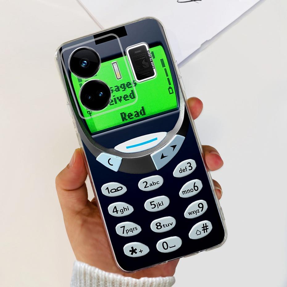 Fashion Pattern Phone Case For Realme GT Neo 5 GT3 240W Soft Silicone TPU Back Cover For Realme GT3 GT Neo5 RMX3706 RMX3709