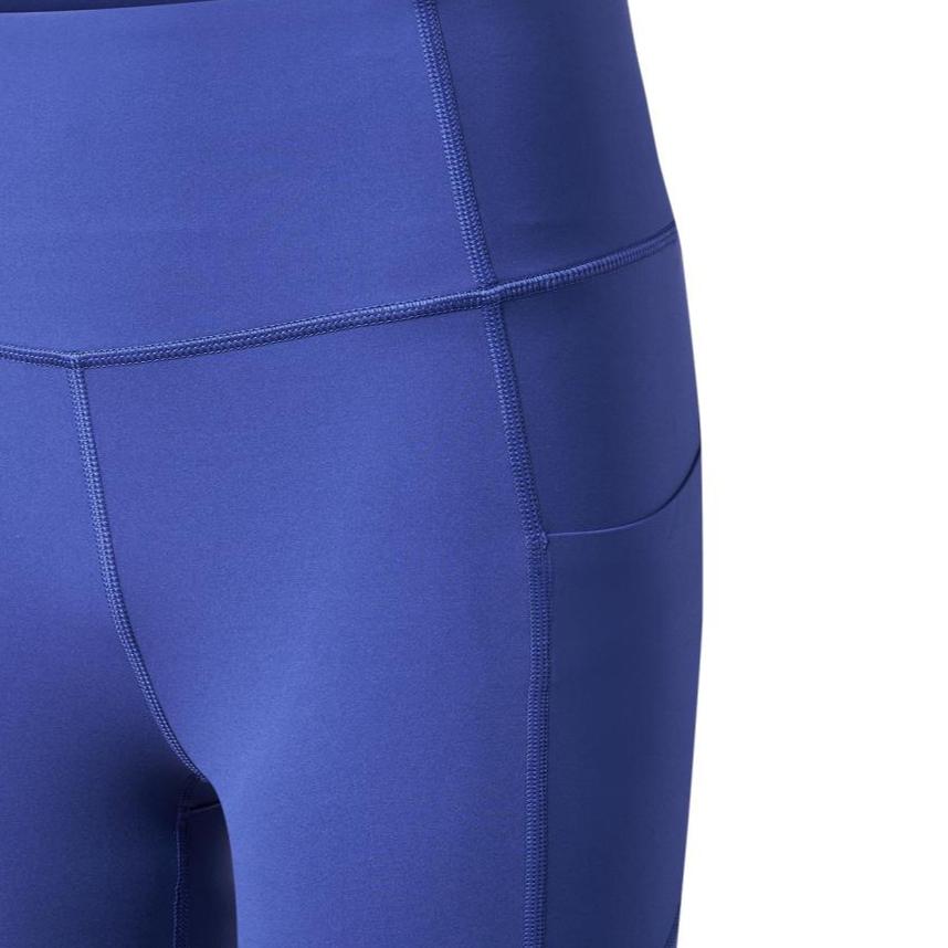 SAUCONY Solid Color Elastic Slim Fit Four Inch Sports Shorts Women Shorts Stamp-Blue SC1249007DY-BL64