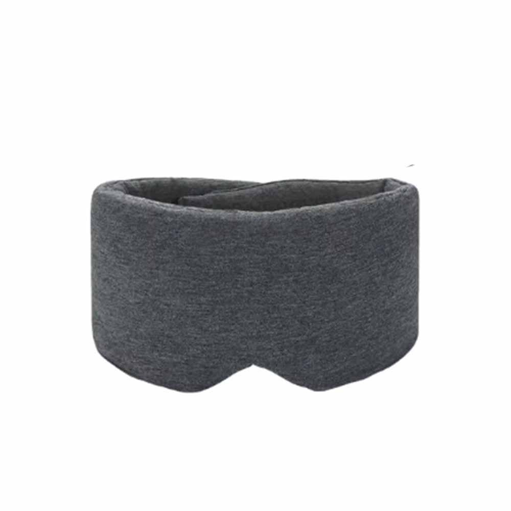 

Full Cover Design Sleep Eye Mask Soft Texture Eye Patch Blindfold Eye Cover Travel Use темно серый
