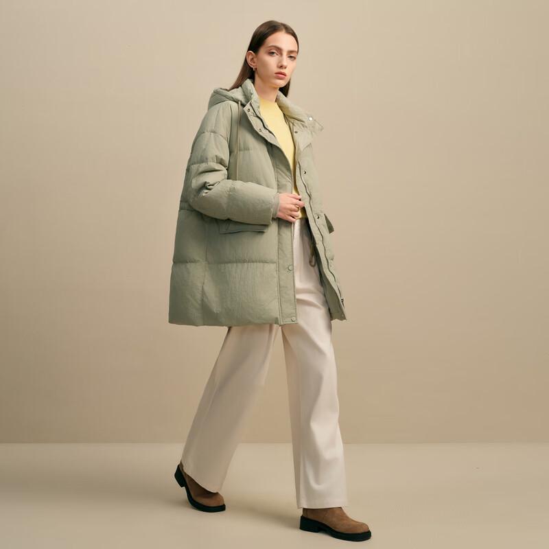 Elva' Island Women's Hooded Short Down Jacket