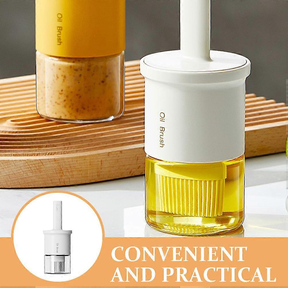Grill Basting Brush Silicone Pastry Brush for Cooking Oil 2Pcs Set