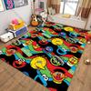 15 Sizes S-Sesame S-Street Theme Carpet Rug for Living Rooms Bedroom Entrance Door Decor Mat, Kids' Play Non-slip Mat Great Gift