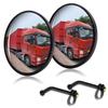X-STYLE Truck Mirror, Auxiliary Mirror, Large View, Curved Mirror, Blind Spot Mirror, Rear Viewing,
