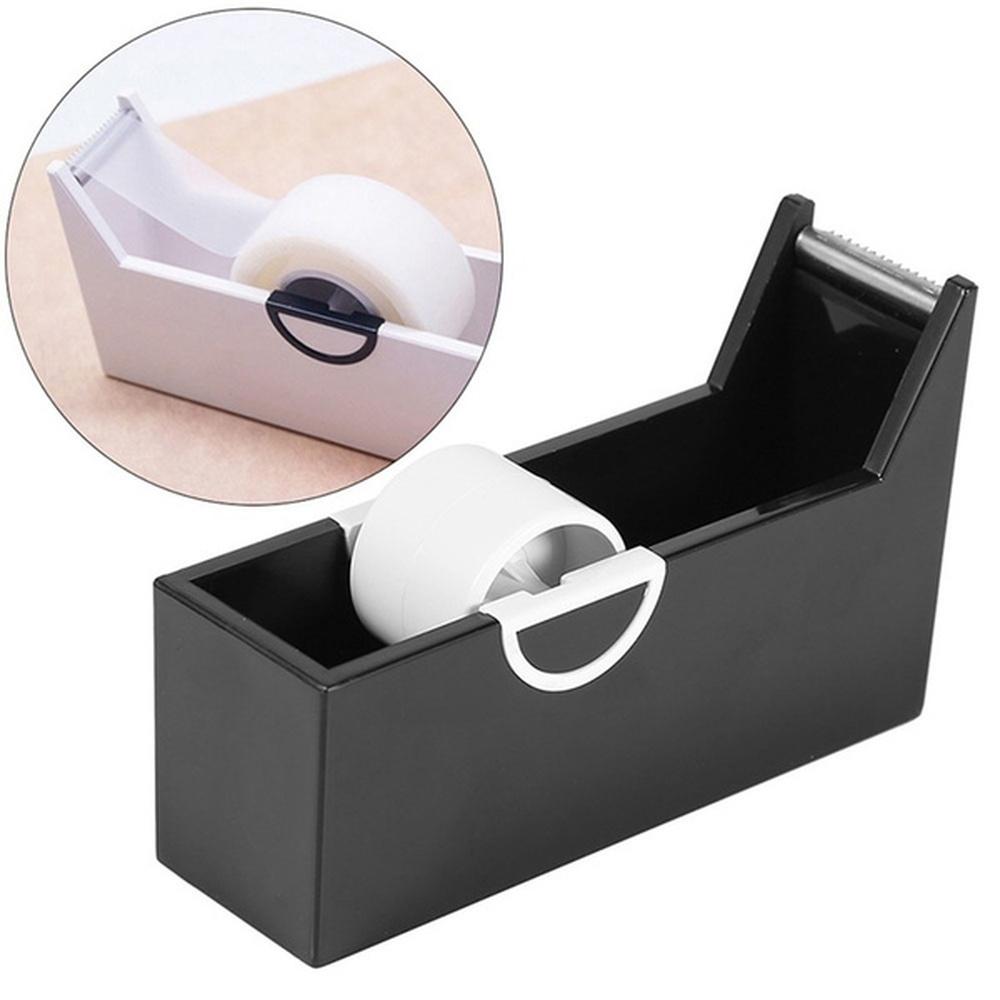 1 Pcs Tape Cutter Holder Grafting Eyelash Eyelash Extension Tools Eyelash Adhesive Tape Holder Black and White
