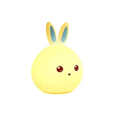 Cute Rabbit Silicone Pat Pat Night Light