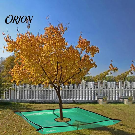 Outdoor Landscaping Organizer Landscape Tarp for Trimming, Garden Pruning with Hole & 4 Reusable Gardening Soil Tray Corner Buckles, Shrub Trimmings